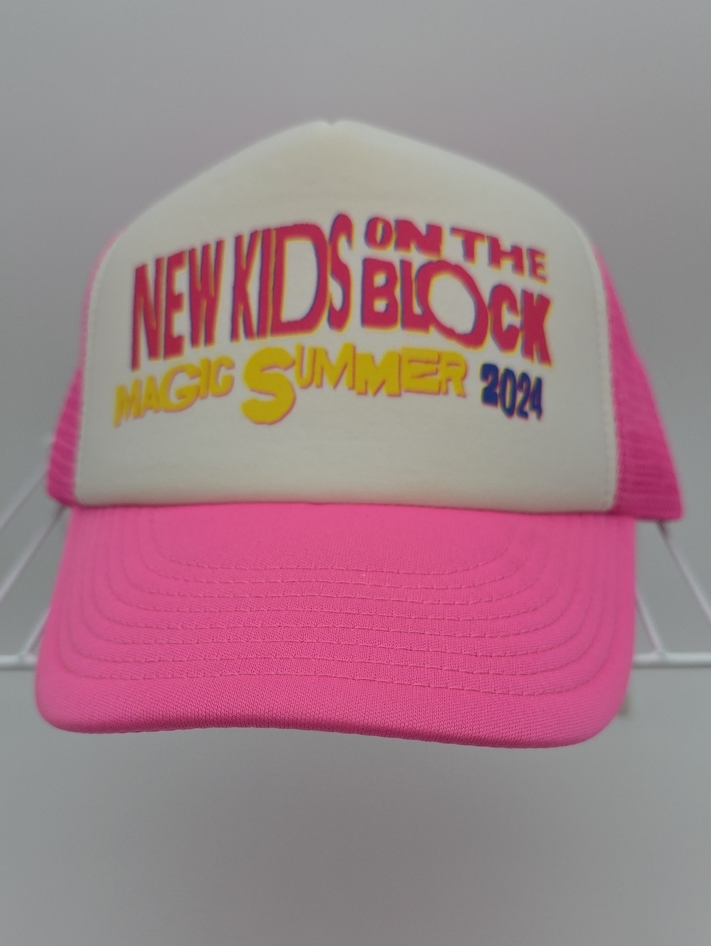 New Kids On the Block Magic Summer 2024 Trucker Style Adjustable Hat